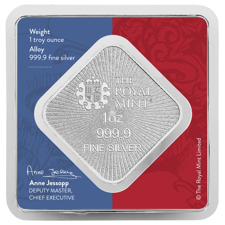 Lingot The Royal Mint - Britannia et Liberté 1 once Argent