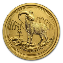 Lunar II: Year of the Goat 1/4 oz Gold