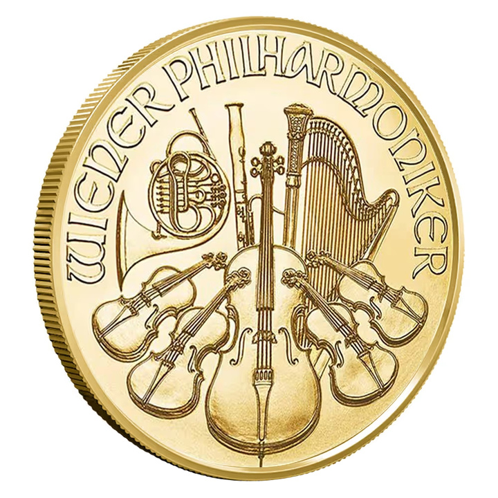 Bécsi Filharmonikusok 1/10 unciás arany 2026