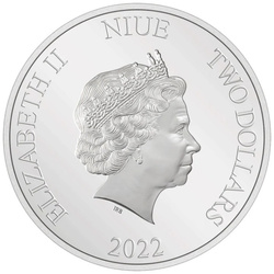 Niue: Harry Potter - Hogwarts The Great Hall 1 oz Silber 2022 Antique Finish