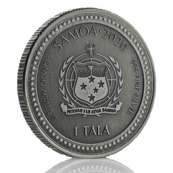 Samoa: Had z Milána 1/2 unce stříbra 2020 Proof Antique Coin