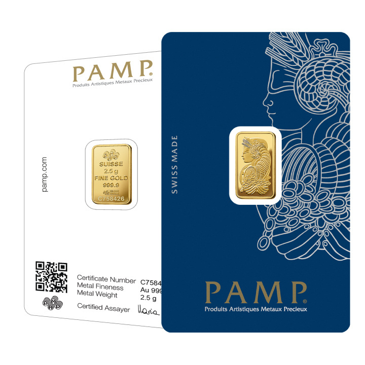 PAMP Suisse Fortuna Veriscan – 2,5 g – zlato