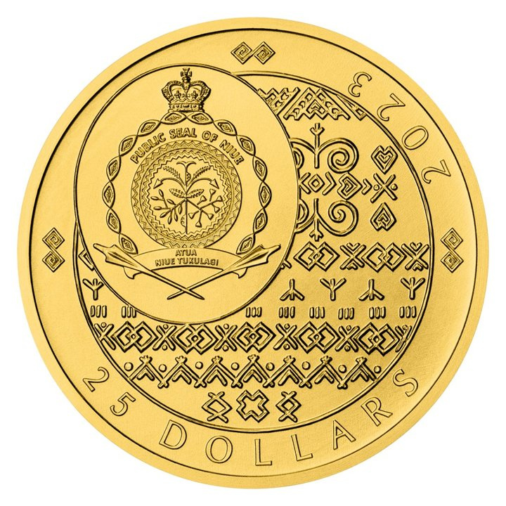 Niue: Slovakia Eagle 1/2 ounce Gold 2023