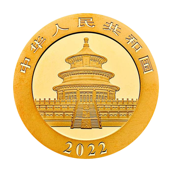 Chińska Panda 1 gram Złota 2022