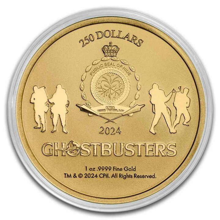 Niue: Ghostbusters - Logo No Ghost 1 oncia d'oro 2024