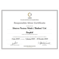 Umicore 1000 Gramm Silber Barren LBMA GD Refiner