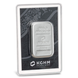 Sztabka KGHM 100 gramów Srebra