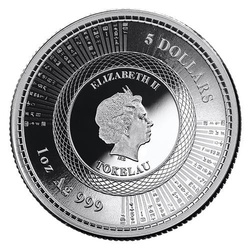 Tokelau: Vivat Humanitas 1 oz Silber 2020 Prooflike
