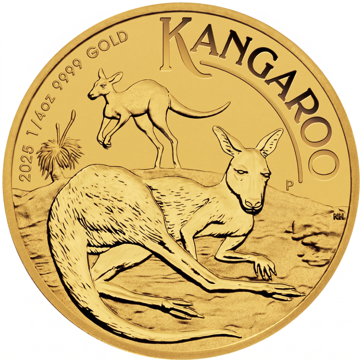 Kangourou australien 1/4 once d'or 2025