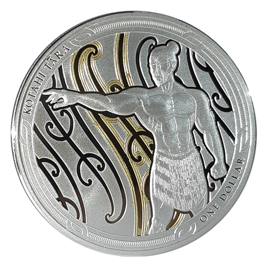 Maui y el primer perro: juego de 2 monedas 2 x 1 oz Plata 2020 Proof