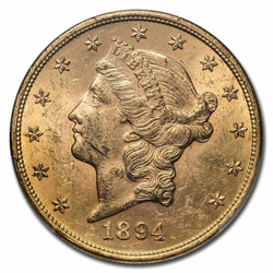 1894 20 Liberty Gold Double Eagle MS-61 PCGS