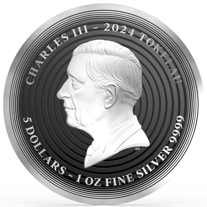 Tokelau: Ikon Vincent van Gogh 1 uncia ezüst 2024 Prooflike