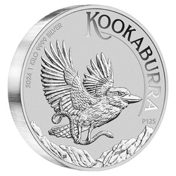 Kookaburra 1000 grammes d'argent 2024