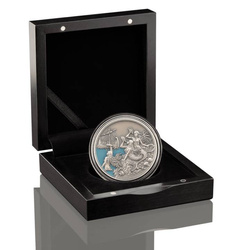 Niue: Mythical Creatures - Sirens coloured $5 Silver 2022 High Relief Antiqued Coin