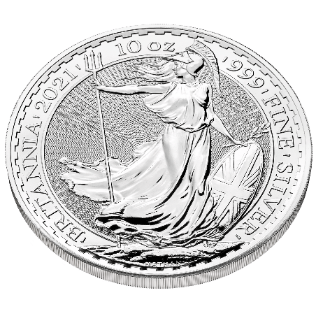 Britannia 10 uncji Srebra 2021