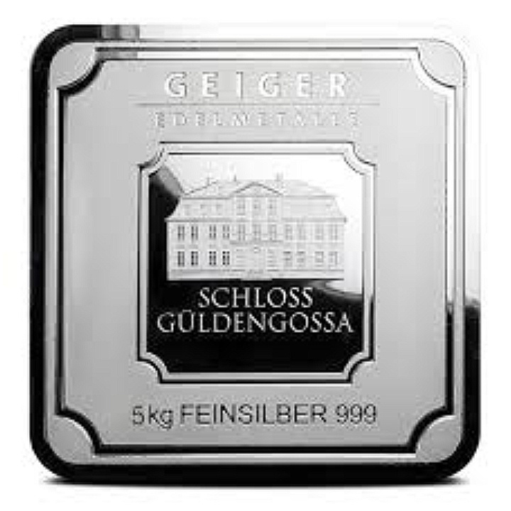 5000 gramm ezüsttömb