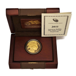 Bison américain 1 once d'or 2011 Proof