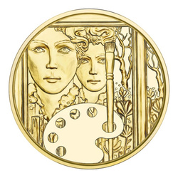 Tina Blau - Painter 1/4 unce zlata 2023 Proof