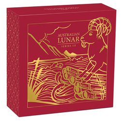 Perth Mint: Lunar III - Year of the Goat Gold Coin 1 oz Gold 2027 Proof