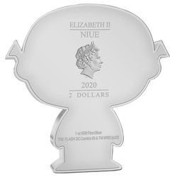 Niue: DC Comics - Flash Chibi Coin barevná 1 unce stříbra 2020 Proof