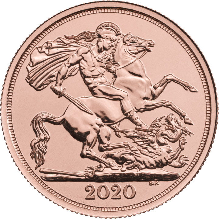 Wielka Brytania: The Double Sovereign Elżbieta II 2020