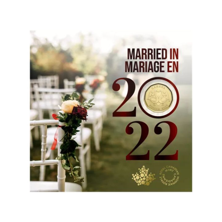 Wedding 5 Coin 2022 Card Set