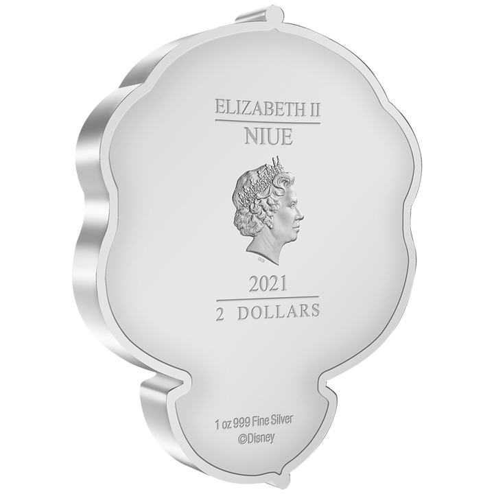 Niue: Disney – Schneewittchen Chibi Coin, koloriert, 1 Unze Silber, 2021, Polierte Platte (Proof)