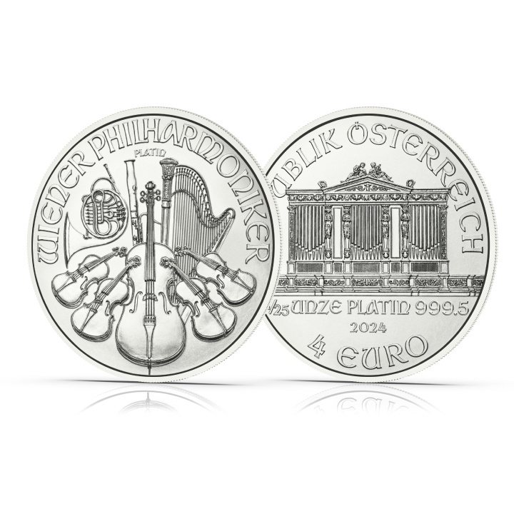Wiedeński Filharmonik 1/25 uncji Platyny 2024