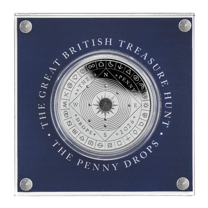 The Great British Treasure Hunt £5 Srebro 2026 Proof