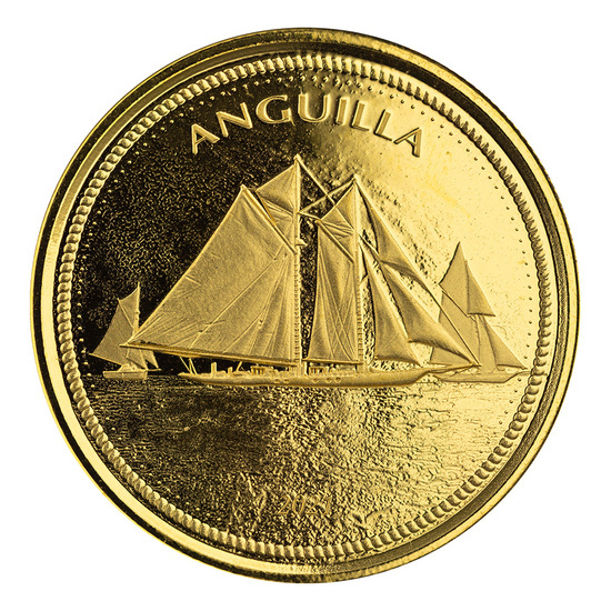 Anguilla: Sailing Regatta 1 oz Gold 2021
