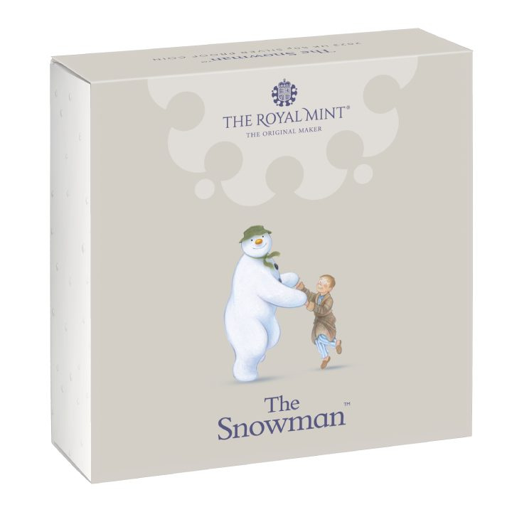 The Snowman kolorowany Srebro 2023 Proof