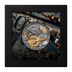 Cook Islands: Steampunk – Aviation pozłacany 3 uncje Srebra 2025 Proof