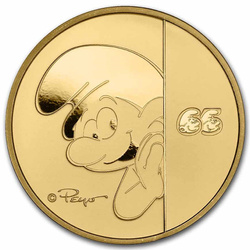 Niue: Pitufos - 65 Aniversario 1 oz Oro 2023