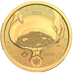 Canadá Klondike: Fiebre del Oro 1 oz Oro 2021