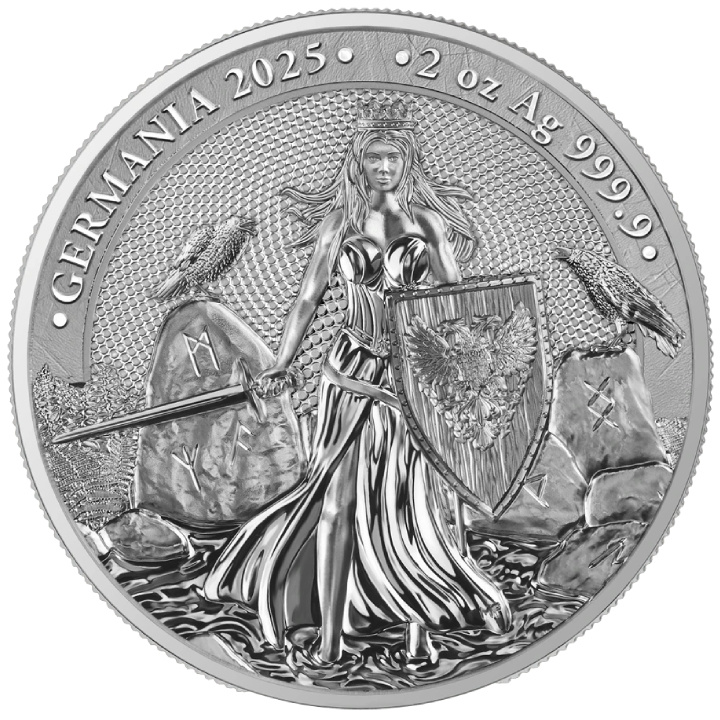 Germania 2 oz Plata 2025