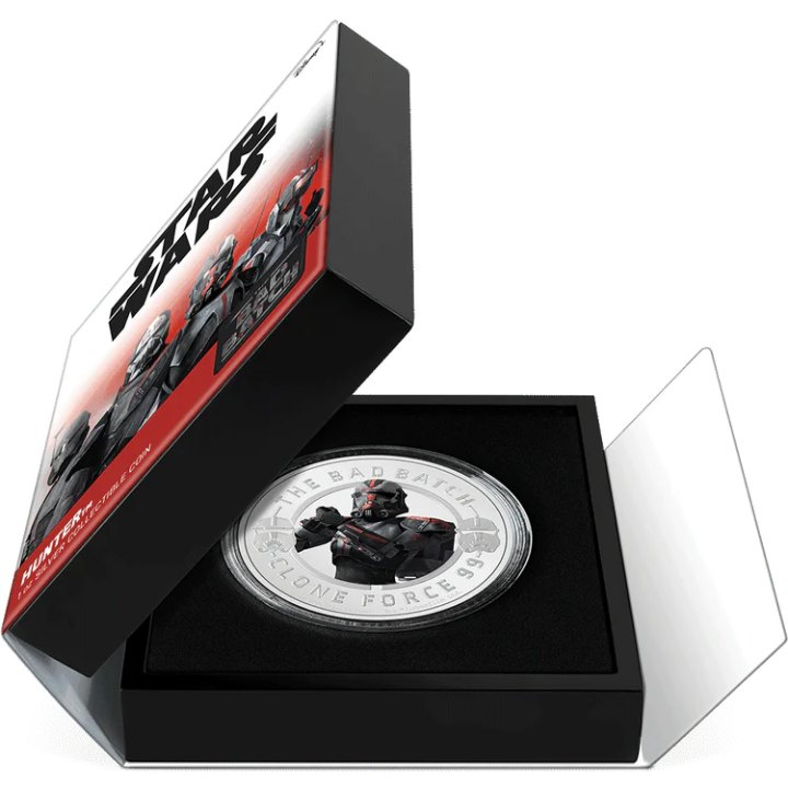 Niue: Star Wars The Bad Batch – Hunter barevná 1 unce stříbra 2022 Proof