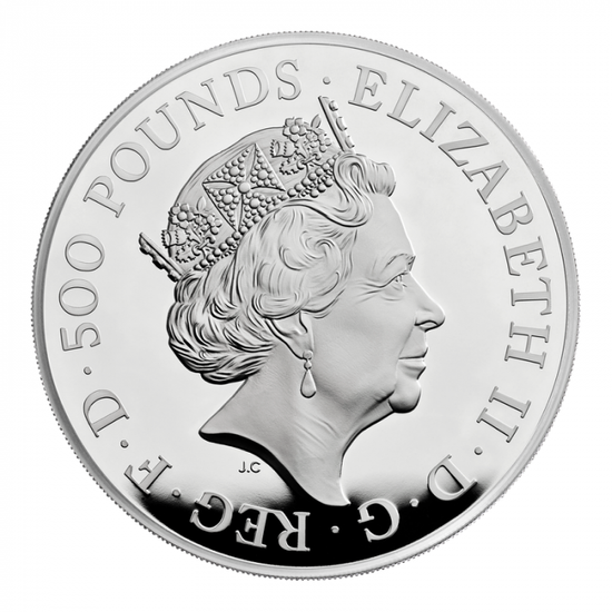 The Royal Tudor Beasts: Lion of England 1000 gramów Srebra 2022 Proof