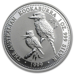 Kookaburra 1 oz Silver 1999