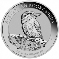 Kookaburra 1/10 oz Platinum 2021
