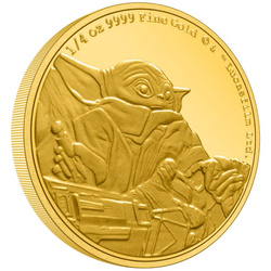 Niue: Star Wars The Mandalorian – Grogu 1/4 oz Gold 2022 Proof