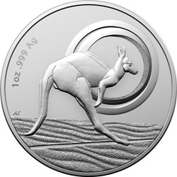 Outback Majesty: Canguro Australiano 1 oz Plata 2021