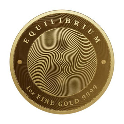 Tokelau: Equilibrium 1 oncia d'oro 2021 Prooflike