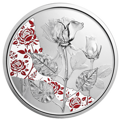 Rose coloured 10 Euro Silver 2021 Proof