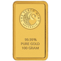 The Perth Mint: 100 gramový zlatý slitek LBMA GD Refiner