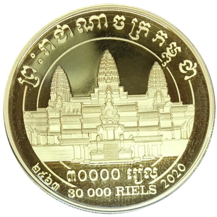 Monedă de aur Singapore: Countdown to Tokyo 1 uncie aur 2020 Proof