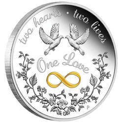 One Love 1 unce stříbra 2020 Proof