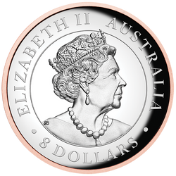 Australský koala pozlacený 5 uncí stříbra 2022 Proof High Relief