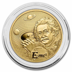 Niue: Icons of Inspiration: Albert Einstein 1 oz Gold 2022
