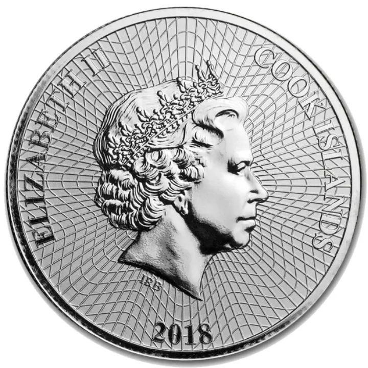 Cook Islands HMS Bounty 1 oz Silver 2018