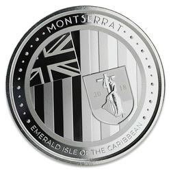 Montserrat: Emerald Isle of the Caribbean 1 oz Silver 2018